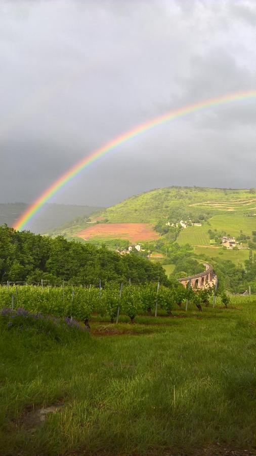grange rénovée en pleine nature Valady Esterno foto